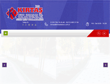 Tablet Screenshot of kirtasbeton.com.tr